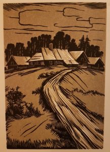 Esko Lepp "Mäeotsa" linoollõige 1973