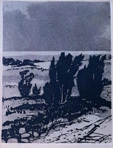 Gita Teearu "Saaremaa motiiv" söövitus 1966